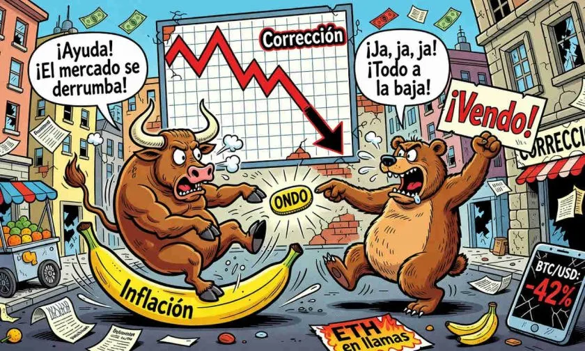 ONDO cae 4,44% en medio de corrección del mercado de altcoins