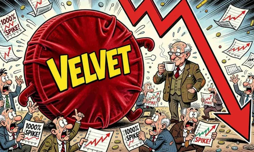 Velvet (VELVET) se desploma un 8,95% y pone en peligro las ganancias de julio de 2026