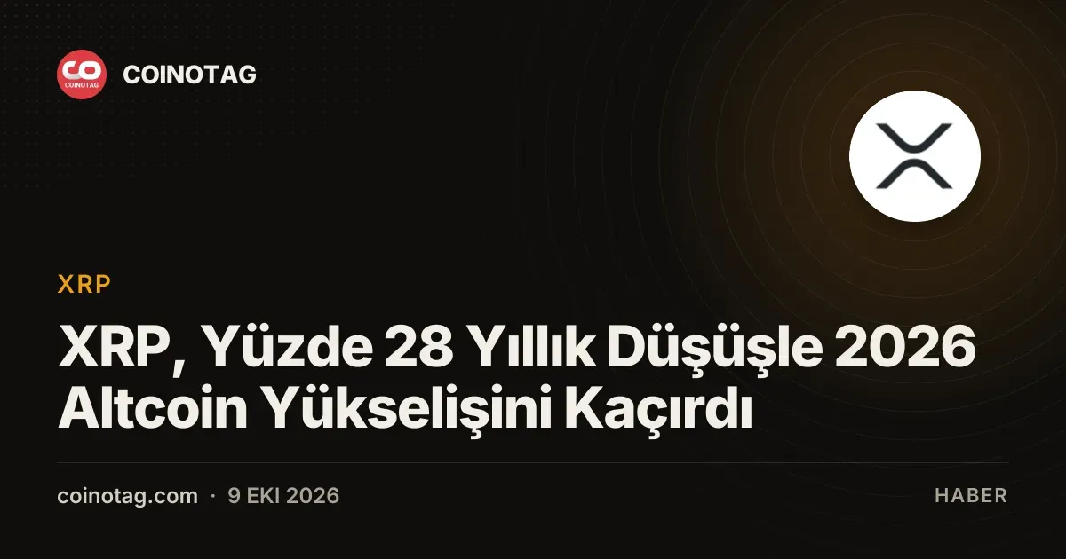 Zcash ve NEAR yukselirken XRP yuzde 28 dususle geride kaldi