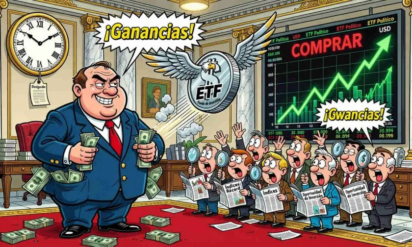 Unusual Whales y Siebert lanzan ETFs basados en operaciones políticas del Congreso