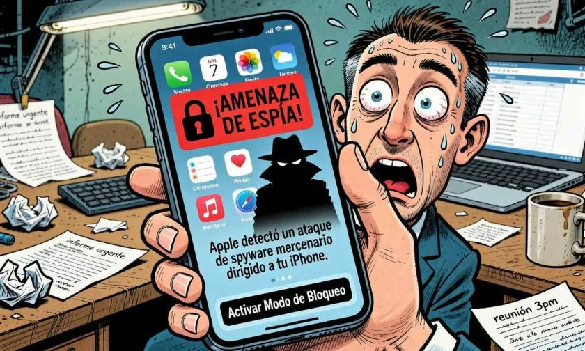 Apple lleva sus alertas de espionaje a la pantalla de bloqueo del iPhone