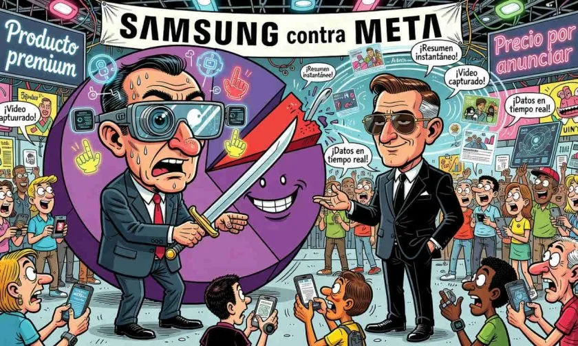 Samsung reta a Meta con gafas inteligentes premium que incluyen cámara e IA