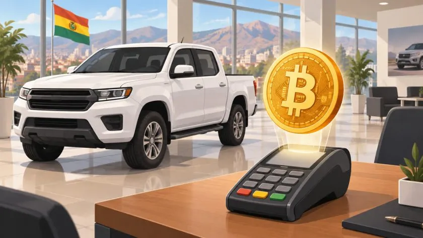 Toyosa vende su primer vehículo con Bitcoin en Bolivia: una Toyota Hilux