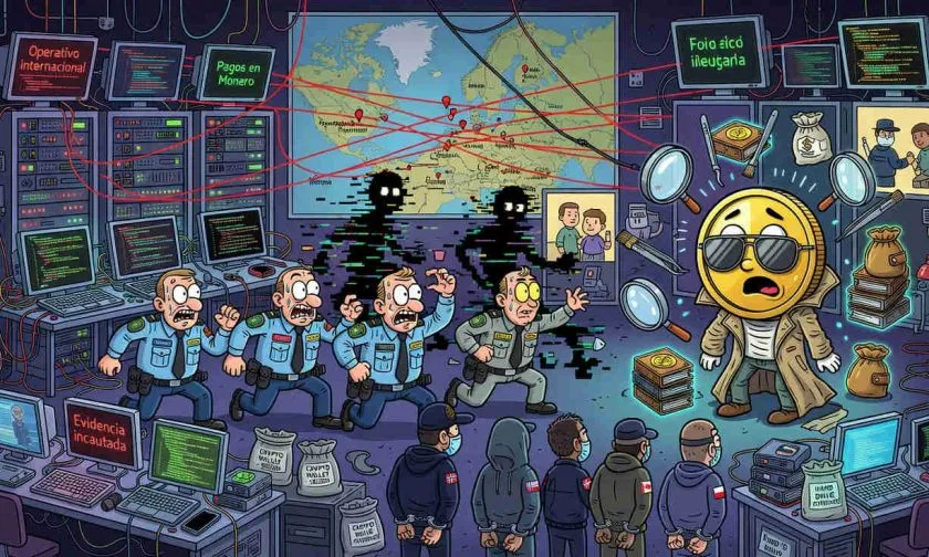 Noruega arresta a 28 personas en red de dark web vinculada a pagos con Monero