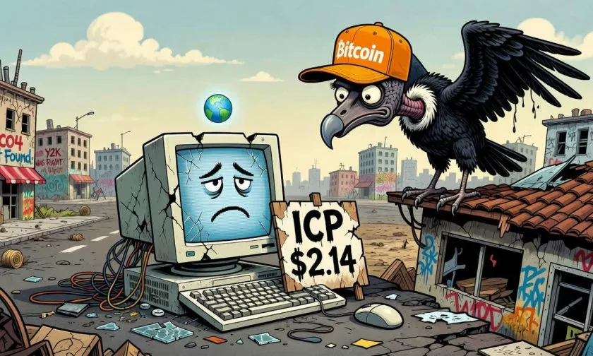 Internet Computer (ICP) profundiza su caída: precio a USD $2,14 y perspectivas sombrías