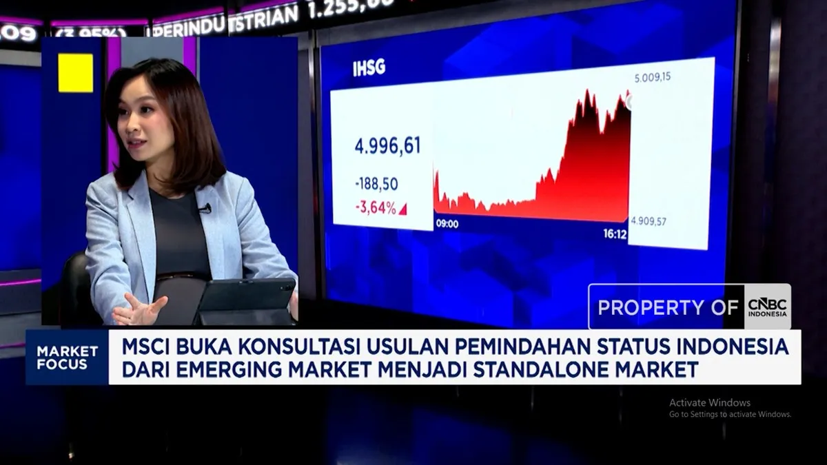 Kebijakan ARB 7 persen dan penyesuaian MSCI picu kejatuhan IHSG