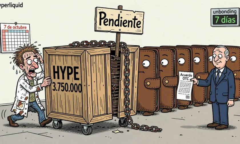 Hyperliquid distribuye HYPE por USD $330 millones mediante un acuerdo OTC