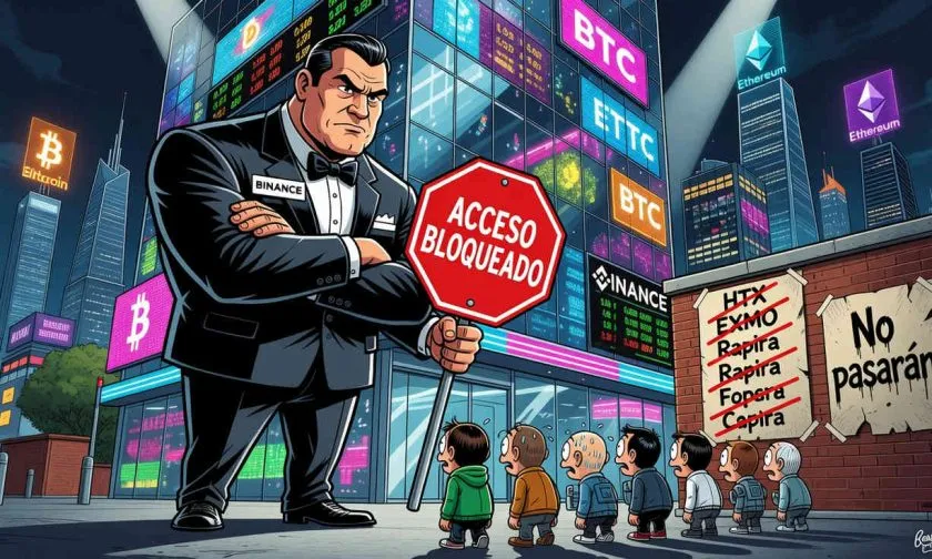 Binance restringirá operaciones con HTX y 10 plataformas cripto desde agosto