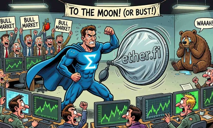 Ether.fi ($ETHFI) se recupera un 32% en 30 días ¿El inicio de una nueva era DeFi o un espejismo bajista?