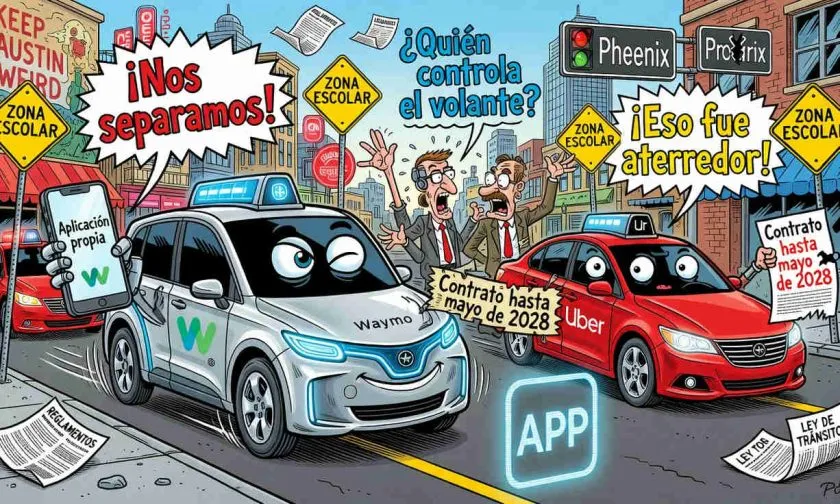 Waymo evalúa romper con Uber y prepara su propia aplicación en Austin y Atlanta