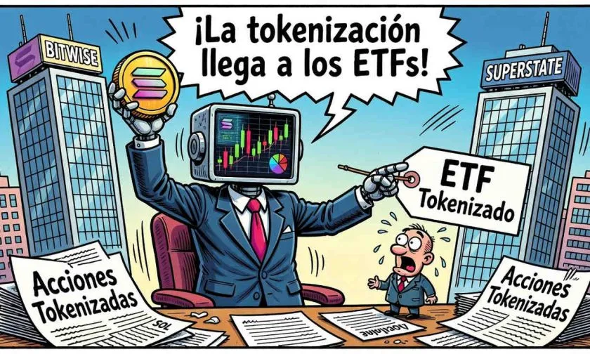 Bitwise y Superstate exploran tokenizar el ETF de Solana