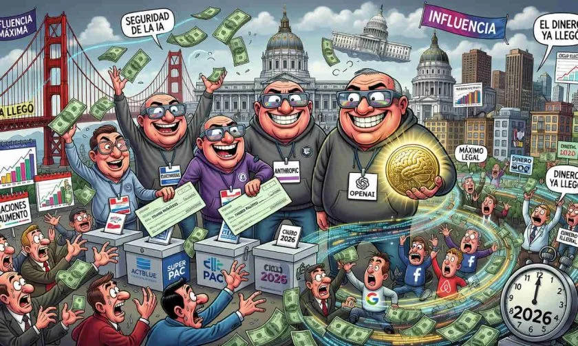 Empleados de Anthropic y OpenAI están financiando más campañas políticas en EE. UU. que Facebook y Google en sus inicios