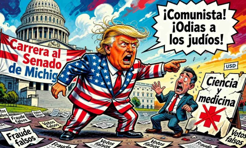 Trump critica a Abdul El-Sayed tras su victoria en primarias de Michigan