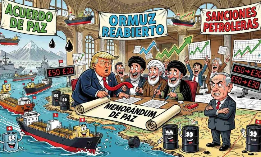 Acuerdo entre EE. UU. e Irán impulsaría reapertura de Ormuz y alivio a sanciones petroleras