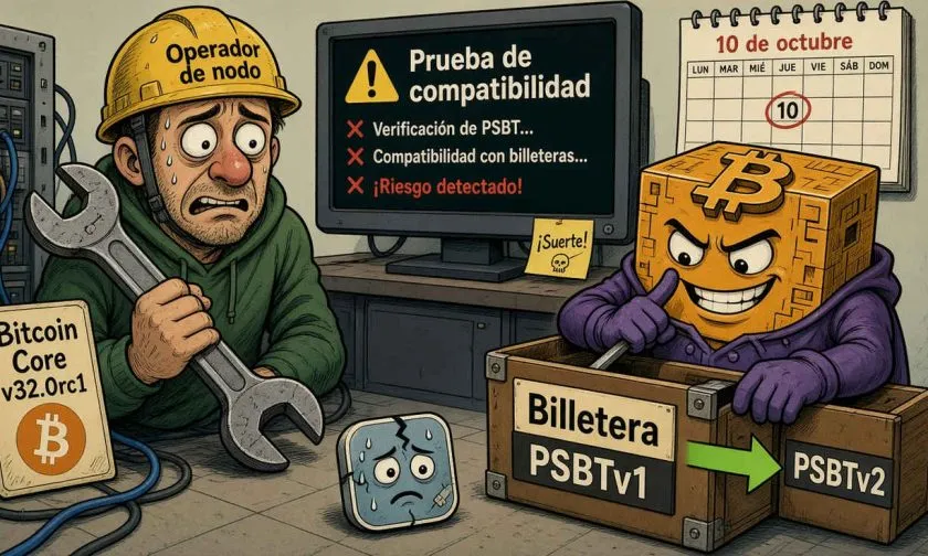 Bitcoin Core v32.0rc1 introduce cambios en billeteras y pruebas de compatibilidad