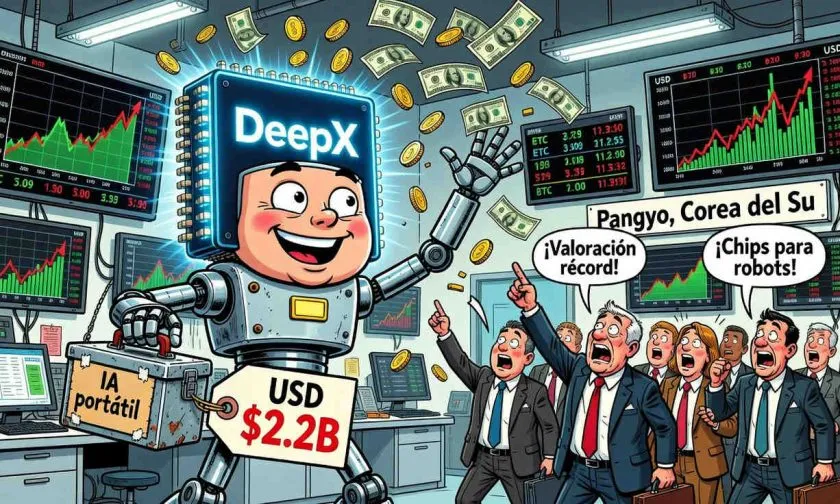DeepX dispara su valoración a USD $2.200 millones con nueva ronda de financiamiento