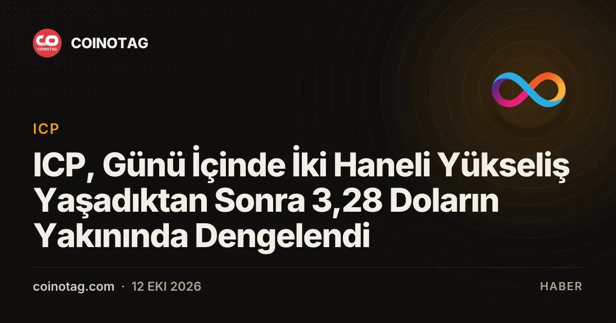 Internet Computer gerilemeyle 3,28 dolarda dengelenirken analistler 8 doları hedefliyor