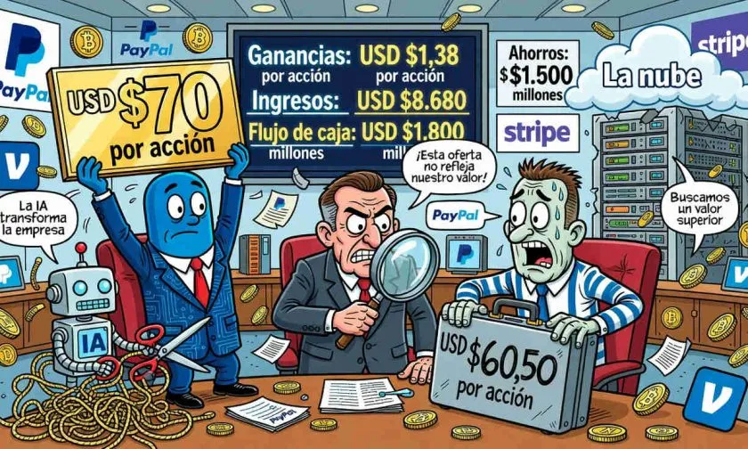 PayPal deja abierta la puerta a una oferta de adquisición más alta que la de Stripe