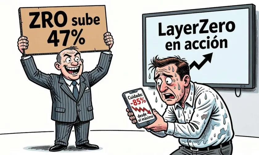 LayerZero impulsa a ZRO con un aumento del 47% en 30 días, pero enfrenta corrección