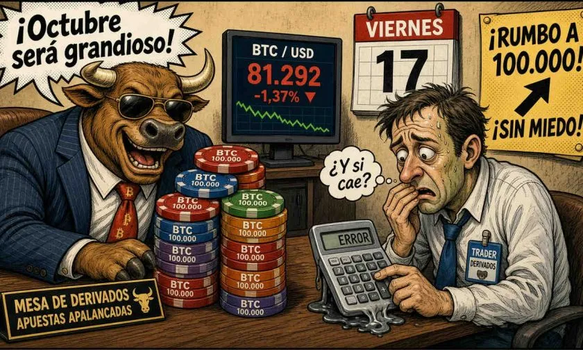 Traders apuestan por Bitcoin a USD $100.000 antes de vencimiento de opciones