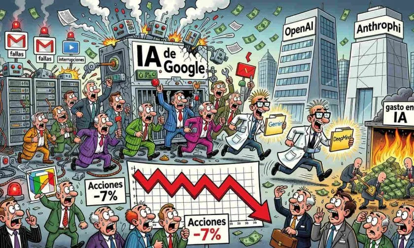 Alphabet cae 7% y se encamina a su peor día en un año tras salidas clave de ejecutivos en IA