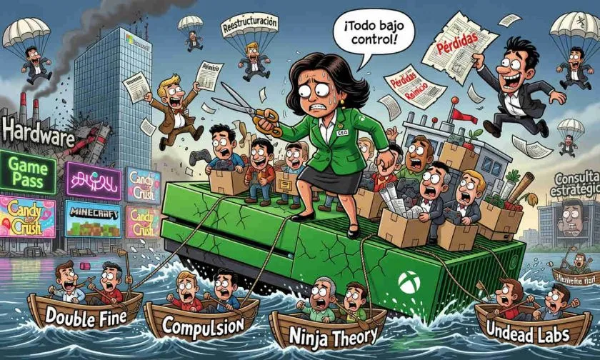 Microsoft sacude Xbox con 3.200 despidos y la salida de cuatro estudios