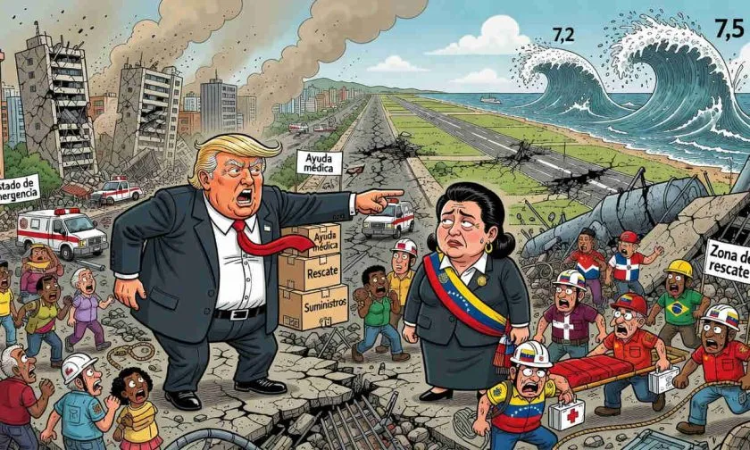 Trump promete ayuda rápida a Venezuela tras terremotos registrados en el país