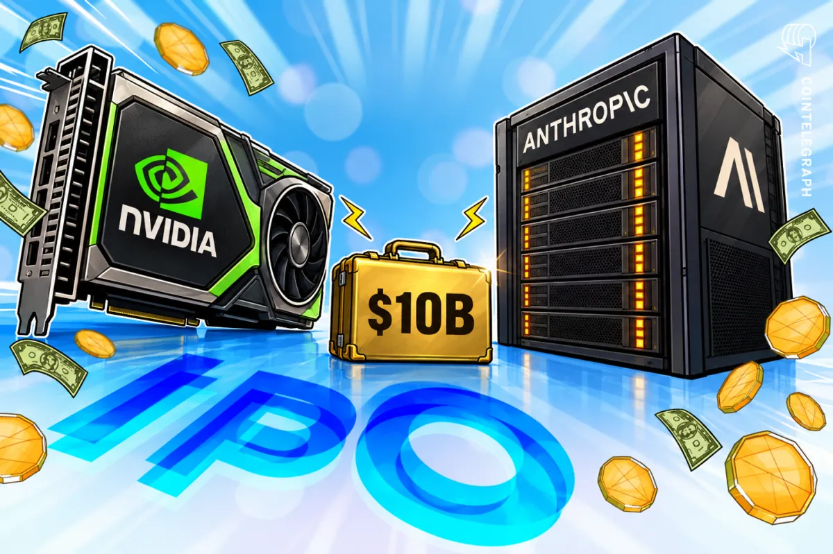 Nvidia eyes $10 billion stake in potential $100 billion Anthropic IPO