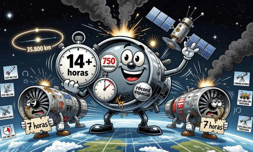 China bate récord con motor satelital y supera por amplio margen a rivales de EE. UU. y Europa