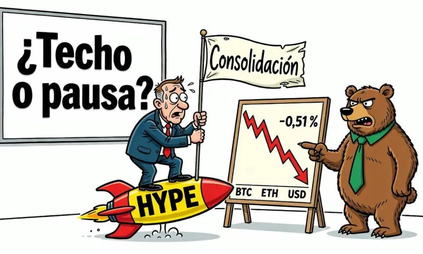 HYPE consolida cerca de máximos históricos pese a la presión del mercado