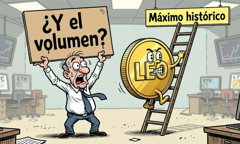 LEO se acerca a su máximo histórico mientras el volumen diario disminuye