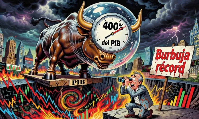 Valor de acciones corporativas en EE. UU. supera 400% del PIB, advierte JPMorgan