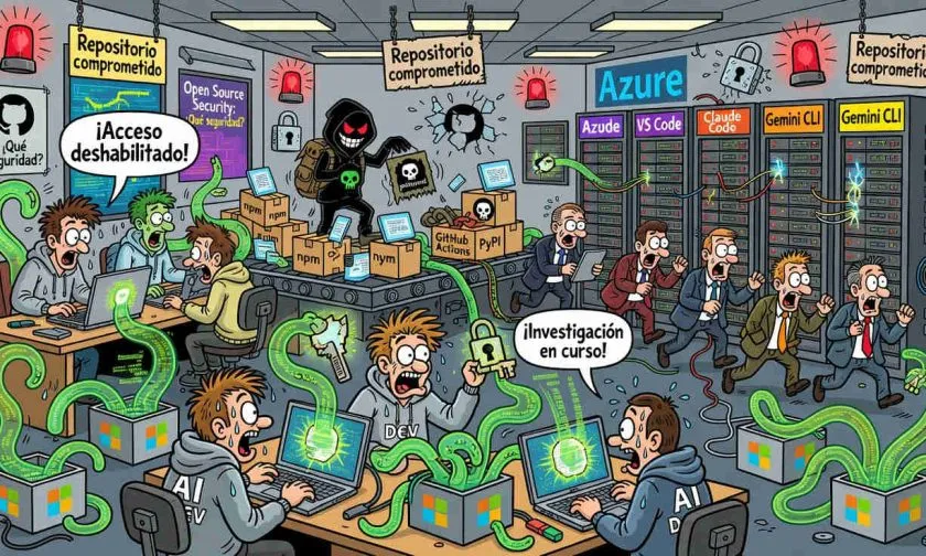 Microsoft retira proyectos de GitHub tras hackeo que robó contraseñas de desarrolladores de IA