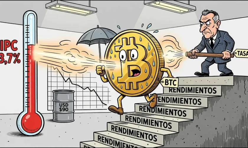 La inflación de Estados Unidos arrastra a bitcoin por debajo de los USD $82.000