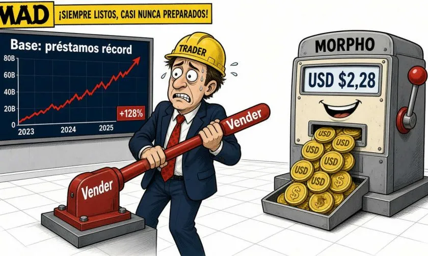 MORPHO cede un 1,65% este 12 de septiembre mientras el mercado digiere la expansión de Coinbase en Brasil