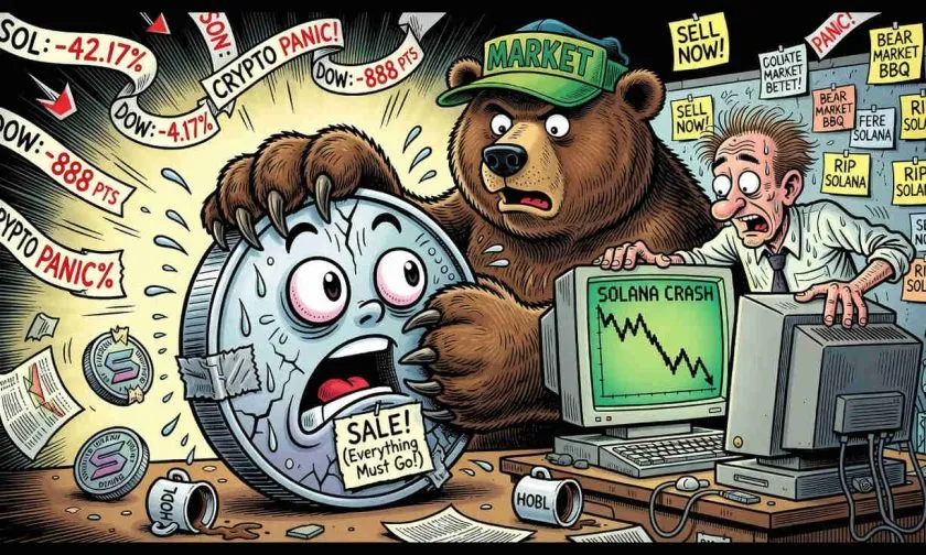 Solicita auxilio Solana: $SOL pierde el soporte de USD $75 y los datos en cadena encienden alarmas