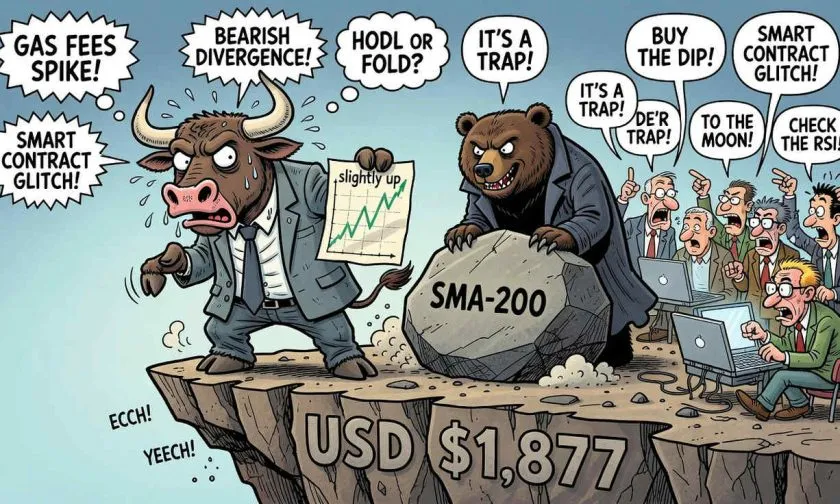 Ethereum rebota desde soportes clave mientras los toros apuntan a USD $1.900