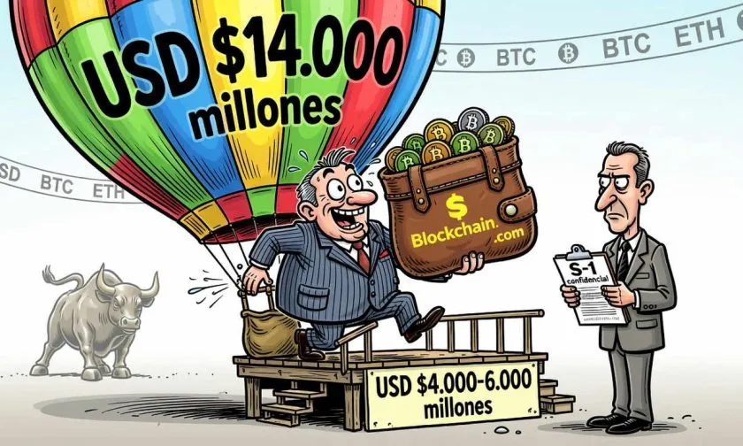 Blockchain.com planea OPI de USD $500 millones con valoración de hasta USD $6.000 millones