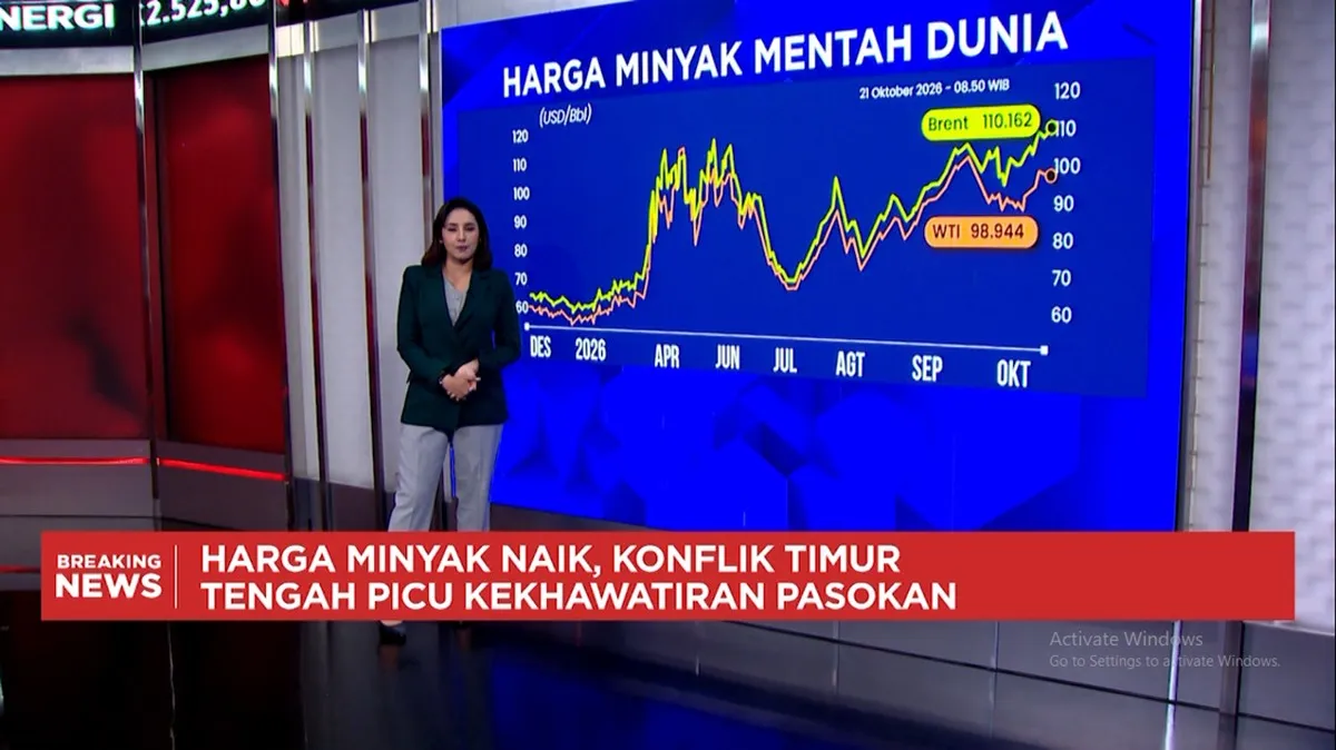 Lonjakan minyak Brent ke USD 110 per barel menyusul eskalasi serangan Houthi