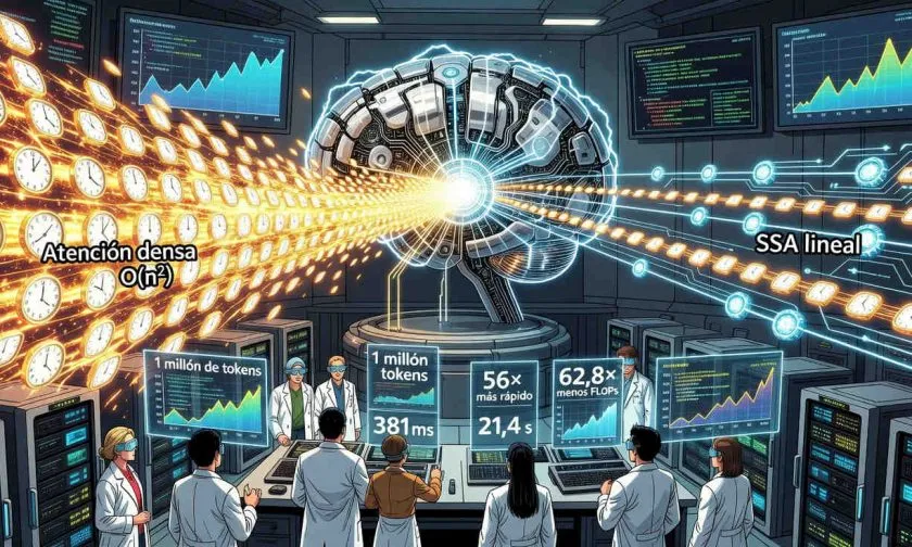 Subquadratic afirma superar a FlashAttention-2 con 56× más velocidad en contextos de 1 millón de tokens