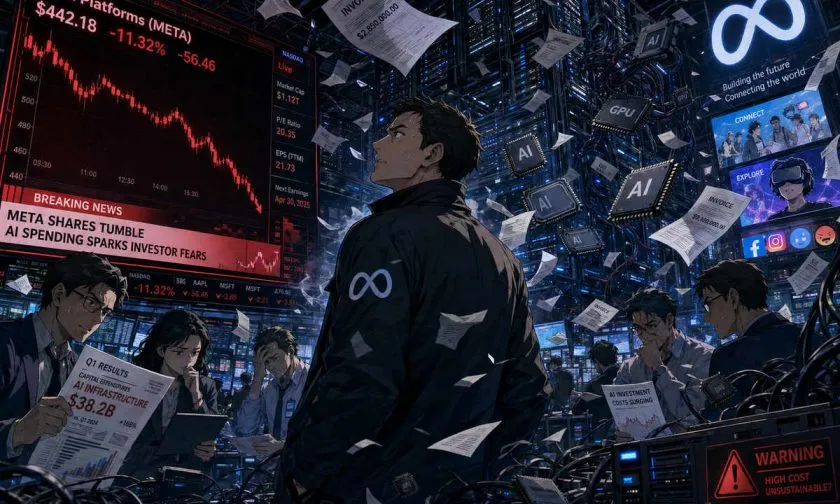 Meta decepciona a Wall Street pese a ingresos récord por su gasto incierto en IA