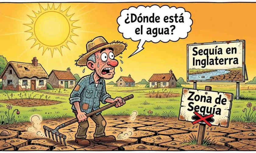Inglaterra declara sequía en casi tres cuartas partes del territorio