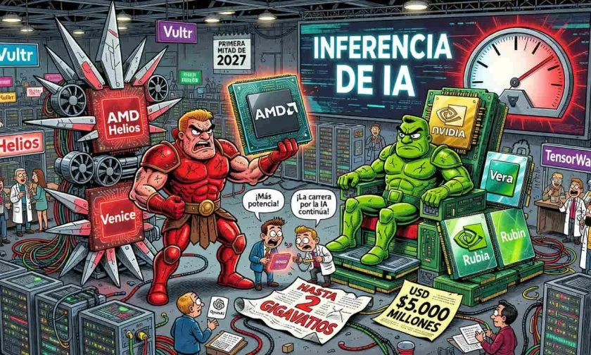 AMD prepara su ofensiva contra Nvidia con nueva infraestructura de IA