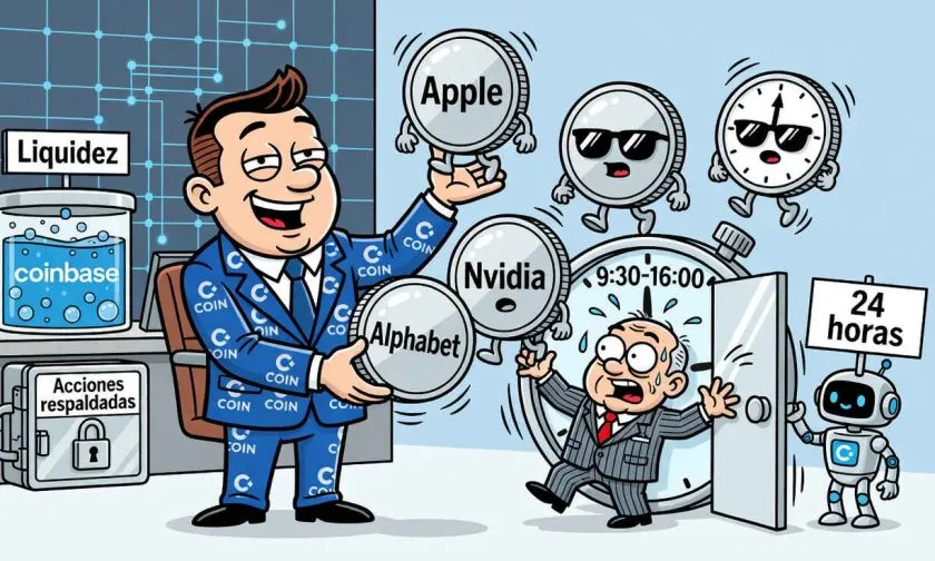 Coinbase lleva acciones tokenizadas de Apple y Nvidia a la red Base