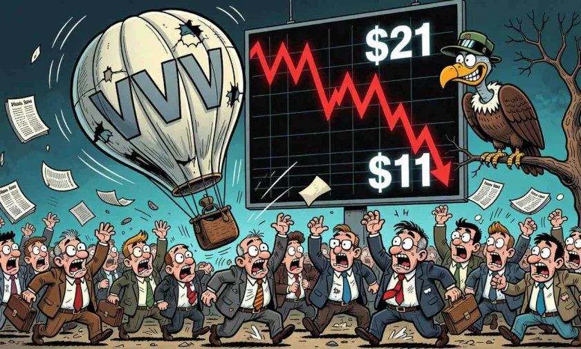 VVV se desploma un 19% semanal mientras los alcistas luchan por defender los $10
