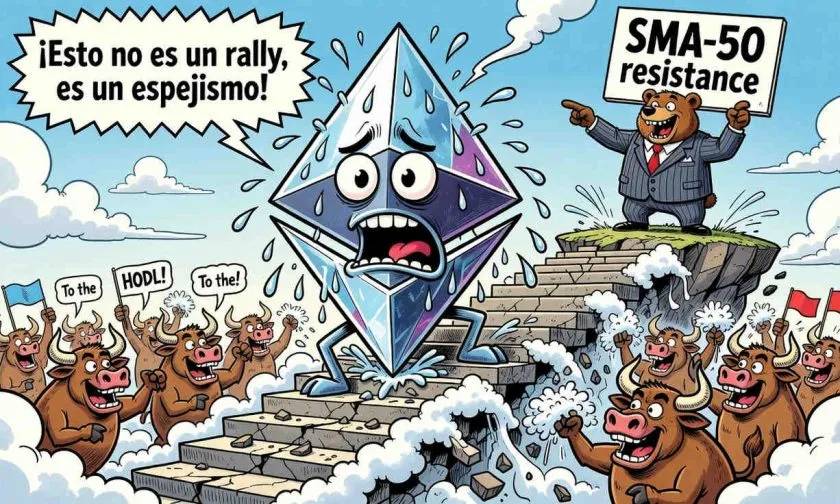 Ethereum (ETH) se dispara un 5% pero el volumen se desploma: ¿trampa alcista en ciernes?