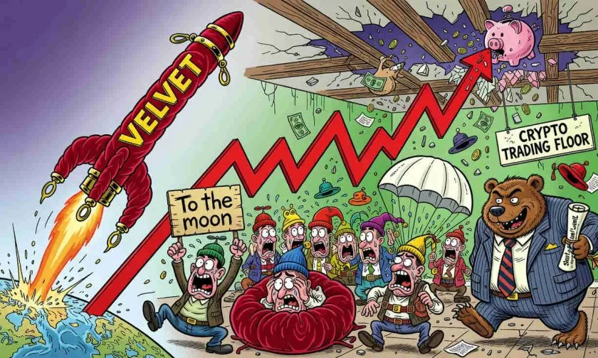 Velvet ($VELVET) se desploma desde su máximo histórico tras un rally de 1189% en un mes