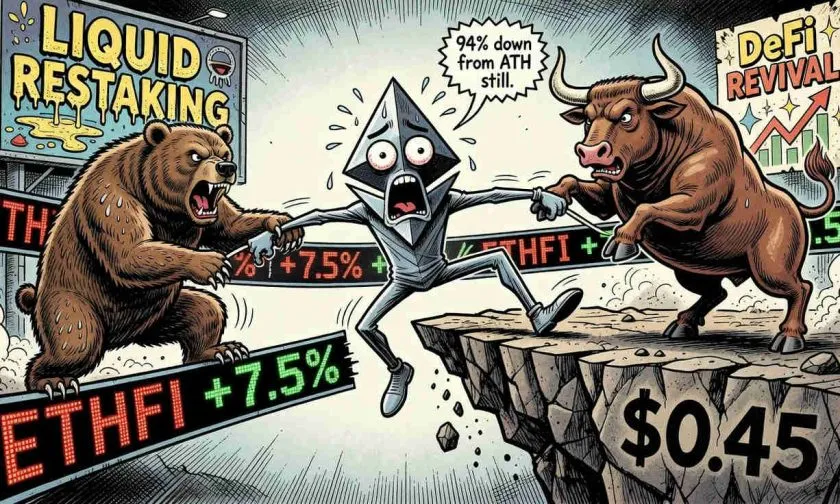 $ETHFI se dispara un 7.56% en 24 horas: ¿recuperación real o simple rebote técnico?