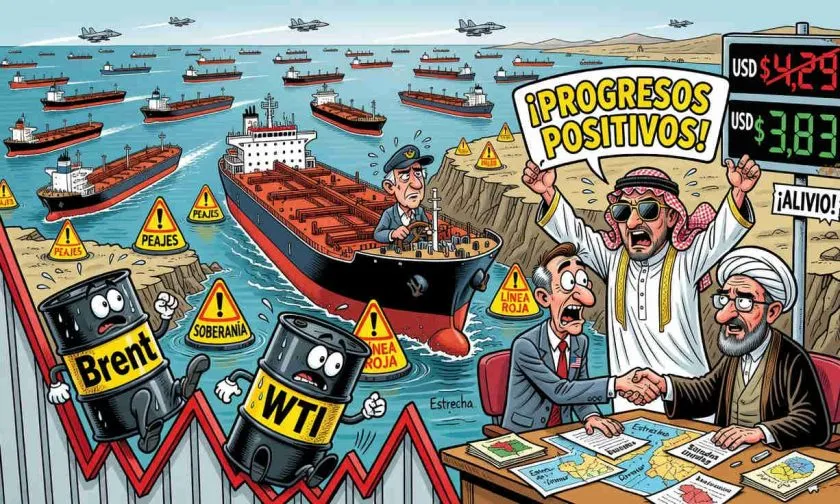 Petróleo cae a niveles previos a la guerra tras “progreso positivo” entre EE. UU. e Irán
