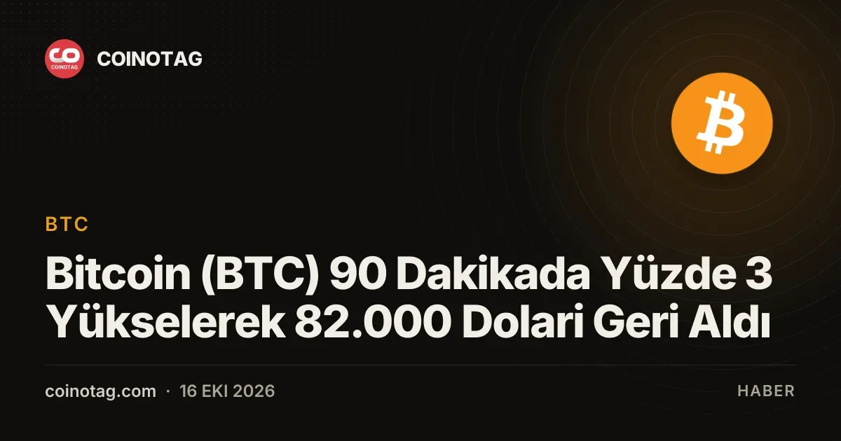 10 yıllık tahvil faizinin yüzde 5,09 seviyesine gerilemesi bitcoin'i 82.000 dolara taşıdı